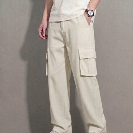 OFF WHITE | Cargo Trousers Loose Bottom